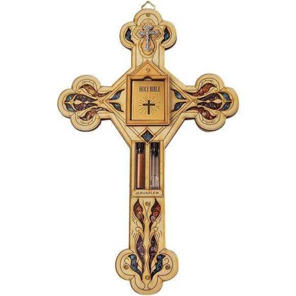 Ultimate Believer - Multistone Healing Crystals Cross Holy Water Holy Bible